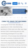 How cnclathing.com looks like on a mobile device such as an iPhone.