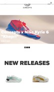 How cncpts.com looks like on a mobile device such as an iPhone.