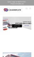 How cnnameplate.com looks like on a mobile device such as an iPhone.