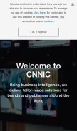 How cnnmediainfo.com looks like on a mobile device such as an iPhone.