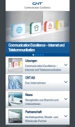 How cnt.net looks like on a mobile device such as an iPhone.