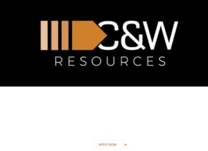 How cnwresources.com looks like on a tablet such as an iPad.
