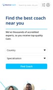 How coach.mantra.care looks like on a mobile device such as an iPhone.