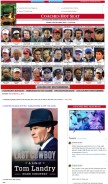 How coacheshotseat.com looks like on a mobile device such as an iPhone.