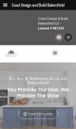 How coastdbbakersfield.com looks like on a mobile device such as an iPhone.