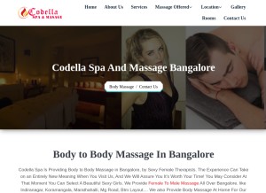 How codellaspa.com looks like on a tablet such as an iPad.