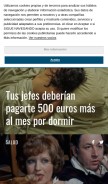 How codigonuevo.com looks like on a mobile device such as an iPhone.