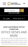 How cof.co.nz looks like on a mobile device such as an iPhone.