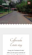 How coffeecadu.in looks like on a mobile device such as an iPhone.
