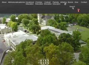 How cofo.edu looks like on a tablet such as an iPad.