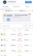 How coincodex.com looks like on a mobile device such as an iPhone.