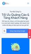 How cokhach.com looks like on a mobile device such as an iPhone.