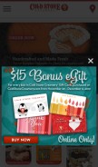How coldstonecreamery.com looks like on a mobile device such as an iPhone.