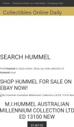 How collectiblesonlinedaily.com looks like on a mobile device such as an iPhone.