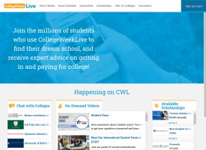 How collegeweeklive.com looks like on a tablet such as an iPad.