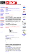 How collision-insight.com looks like on a mobile device such as an iPhone.