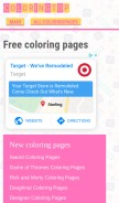 How coloringtop.com looks like on a mobile device such as an iPhone.