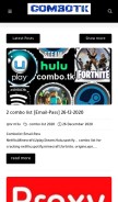 How combotk.blogspot.com looks like on a mobile device such as an iPhone.