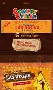 How comedycellar.com looks like on a mobile device such as an iPhone.