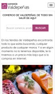 How comerciovaldepenas.com looks like on a mobile device such as an iPhone.