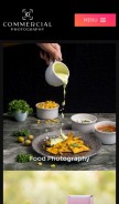 How commercialphotography.in looks like on a mobile device such as an iPhone.