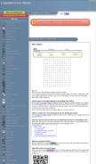 How commoncoresheets.com looks like on a mobile device such as an iPhone.