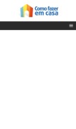 How comofazeremcasa.net looks like on a mobile device such as an iPhone.