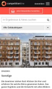 How competitionline.com looks like on a mobile device such as an iPhone.