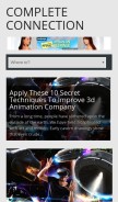 How completeconnection.ca looks like on a mobile device such as an iPhone.
