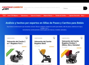 How comprarcarrito.com looks like on a tablet such as an iPad.