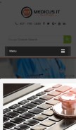 How computechcity.com looks like on a mobile device such as an iPhone.