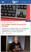 How computerbase.de looks like on a mobile device such as an iPhone.
