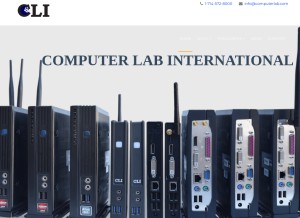 How computerlab.com looks like on a tablet such as an iPad.