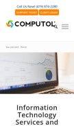 How computol.com looks like on a mobile device such as an iPhone.
