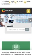 How comvive.com looks like on a mobile device such as an iPhone.