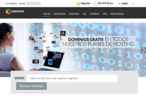 How comvive.com looks like on a tablet such as an iPad.