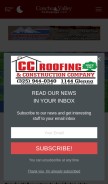 How conchovalleyhomepage.com looks like on a mobile device such as an iPhone.