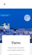 How conciergeparos.com looks like on a mobile device such as an iPhone.