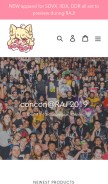 How concon.shop looks like on a mobile device such as an iPhone.