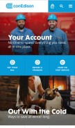 How coned.com looks like on a mobile device such as an iPhone.
