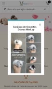 How conejoshermosos.com looks like on a mobile device such as an iPhone.
