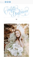 How confettidaydreams.com looks like on a mobile device such as an iPhone.