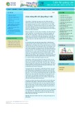 How congdongcviet.com looks like on a mobile device such as an iPhone.