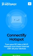 How connectify.me looks like on a mobile device such as an iPhone.