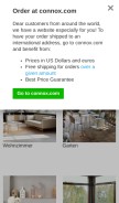 How connox.de looks like on a mobile device such as an iPhone.