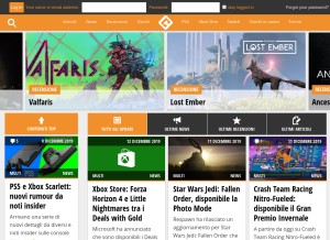 How console-tribe.com looks like on a tablet such as an iPad.
