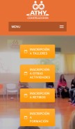 How constelacionesathy.com looks like on a mobile device such as an iPhone.