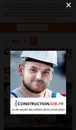 How constructioncayola.com looks like on a mobile device such as an iPhone.