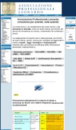 How consulenzaleonardo.com looks like on a mobile device such as an iPhone.
