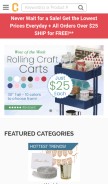 How consumercrafts.com looks like on a mobile device such as an iPhone.